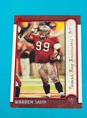 Warren Sapp Tampa Bay Bucs Card - Shop Our Store Bargain Bin - 50% Off 6+ O9 - Image 1 of 2