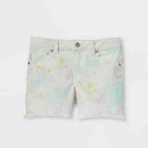 💥Cat & Jack Girls Shorts Size XXL (18) Plus Tie-Dye w Adjustable Waist NEW💥 - Picture 1 of 7