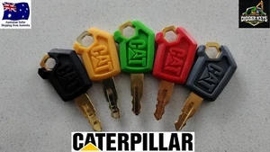 5 x CAT KEYS Caterpillar Keys Equipment Ignition 5P8500 FREE POSTAGE - Picture 1 of 4