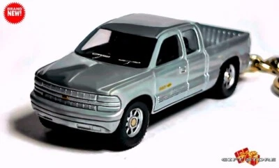 🎁🎁RARE KEYCHAIN SILVER CHEVY SILVERADO 1500 TRUCK CUSTOM Ltd Ed. NICE GIFT🎁🎁 - Image 1 of 4