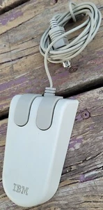 IBM 1057313 Wired 2-Button Computer Mouse PS/2 Connector - Vintage TESTEDWORKING - Picture 1 of 2