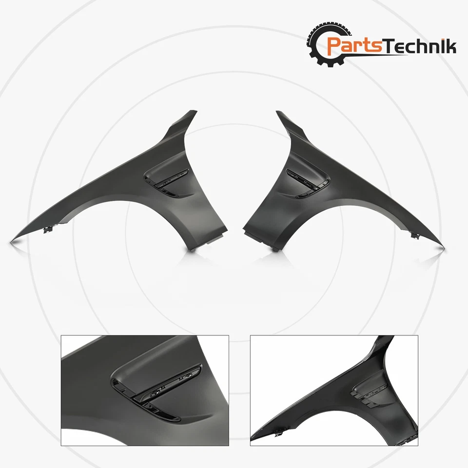 Fender W/ Vent LED M3 M4 Style Exclude M3 Model Fits BMW 3 Series F30 2012-2018 Foto 1 de 4