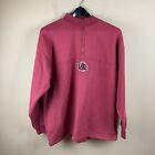 Logo Athletic men’s XL polyester cotton LS red U of SC 1/4 zip pullover Sweater