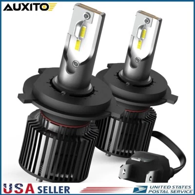 AUXITO H4 9003 LED Headlight Bulbs Hi Low Beam Conversion Kit White Canbus D - Image 1 of 4
