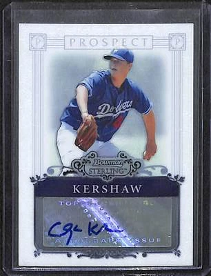 2006 Bowman Sterling Prospect Autograph #BSP-CK Clayton Kershaw #BSP-CK - Image 1 of 2