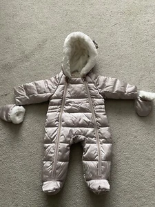 Ted Baker Baby Snow Suit Pram Suite Coat Age 0-3 Months VGC - Picture 1 of 4