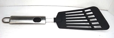 ONEIDA Fish Turner, 18/8 Stainless Steel, Nylon & Silicone, Black, 13.5 in - Image 1 of 4