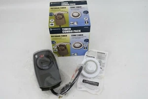 Intermatic PD4D300L Timer Combo Pack Outdoor and Indoor Lamp Timer - Picture 1 of 5