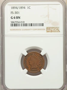 1894/1894 SNOW-1,FS-301 G-6 by NGC **NICE** - Picture 1 of 3