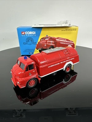 1:50 Corgi 19201 Bedford S Emergency Tender - Cambridgeshire Fire - VGC Boxed** - Image 1 of 4