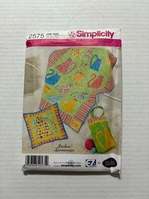 Simplicity Sewing Pattern 2575 Quilted Accessories With Cat Appliqués - Image 1 of 3