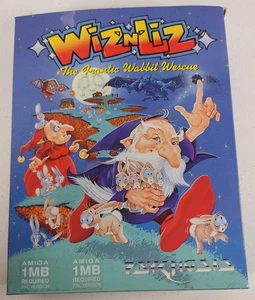 Wiz 'n' Liz Commodore Amiga Game - Psygnosis Big Box Edition - Picture 1 of 13