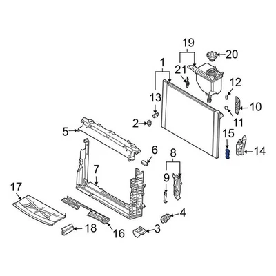 For BMW 528i xDrive 09-10 BMW Automatic Transmission Oil Cooler Thermostat Seal Foto 1 de 4