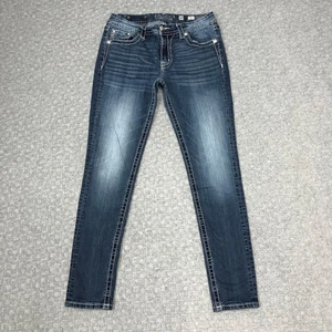 Miss Me Jeans Damen 30 Standard Skinny Distressed bestickte Taschen MK498 - Bild 1 von 14