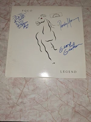 Poco Album Legend Signed By Rusty Young, Paul Cotton, And George Grantham - Image 1 of 3