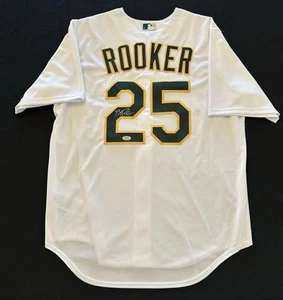 Brent Rooker Signed Authentic A’s Athletics Jersey Autographed Auto New PSA COA - Picture 1 of 5