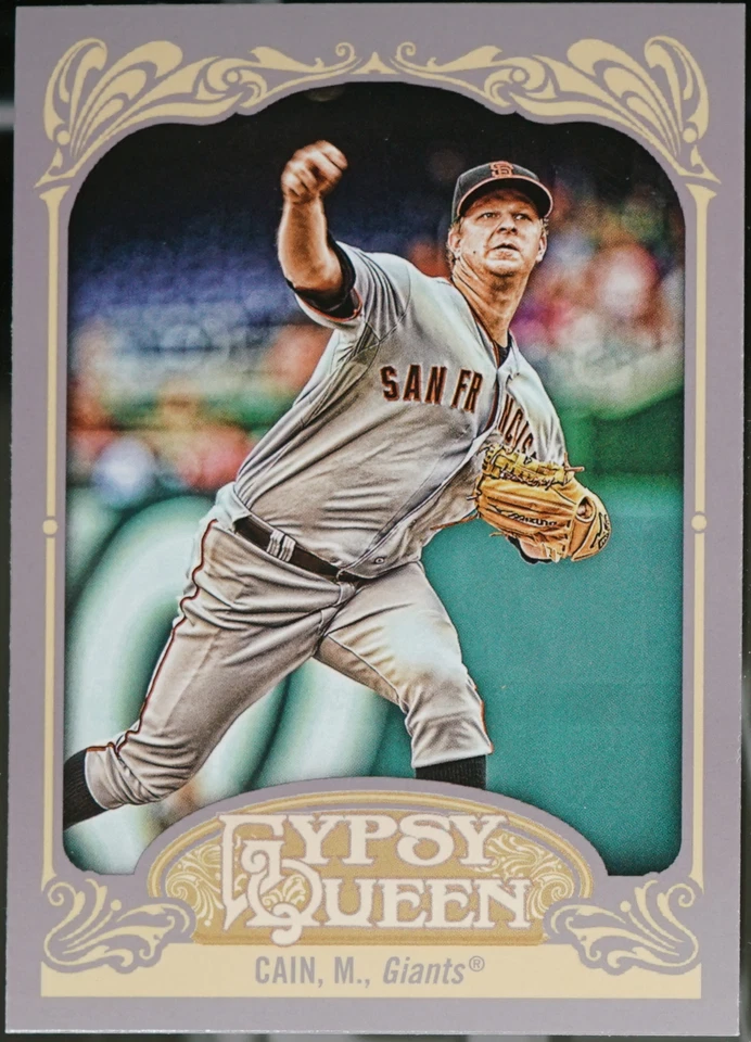 2012 Topps Gypsy Queen Baseball Matt Cain #24 NM - Image 1 of 1