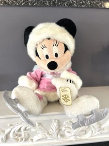 Nwt Disney Minnie Rosa Patinaje sobre Hielo Peluche Figura Juguete Osito Grande - Bild 1 von 6