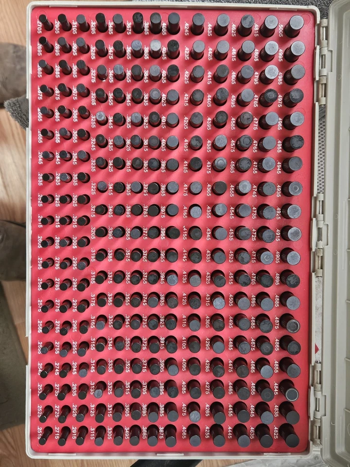 Juego de pasadores de calibre Vermont Plus .2515-.5005 pieza de protección negra # 901400500 Foto 1 de 4