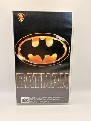BATMAN RARE '89 RELEASE VHS MICHAEL KEATON JACK NICHOLSON - image 1 of 3