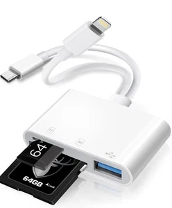 New! SD and TF Card reader transfer to phone from Camera/SD-TF card/ view files - Picture 1 of 3