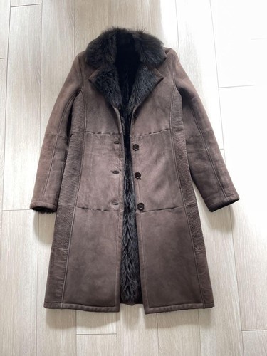 Cappotto lungo in shearling Loewe 38
