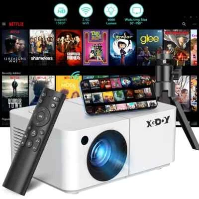 2024 Upgraded Projector 1080P UHD Portable Phone Movie Android/iOS/TV Stick UK - Image 1 of 4