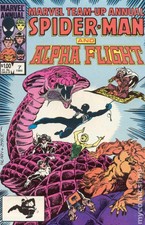 Marvel Team-Up Annual #7 FN 1984 Stock Image