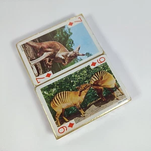 2 Packs Vintage Playing Cards Decks The World of Famous Wild Animals New Sealed - Picture 1 of 6