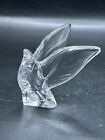 Vintage FC 83 France Crystal Glass Dove Bird Figurine Paperweight 