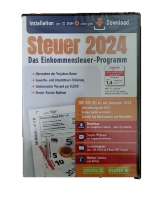 Aldi Steuer 2024 für das Jahr 2024 Einkommensteuer NEU OVP Download Version - Bild 1 von 4