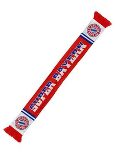 FC Bayern München Bufanda Fan Stadionschal Súper Baviera Rojo - Imagen 1 de 2