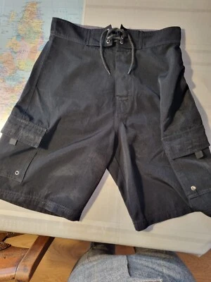 Boardshorts de surf de nailon. Talla S. Marca desconocida. Estilo retro. Foto 1 de 4