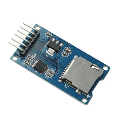 Módulo lector de tarjetas de memoria Micro SD TF con interfaz SPI para Arduino Foto 1 de 4