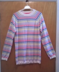 CREW BUDE MULTISTRIPE JUMPER Size 10 BNWT - Picture 1 of 3