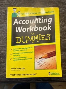 Bookkeeping Workbook For Dummies - Paperback By Epstein, Lita - GOOD - Picture 1 of 3