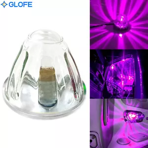 1X Kit de lentes de vidrio transparente sandía 1156 un cable luz LED púrpura incandescente - Imagen 1 de 11