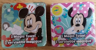 Juego de 2 toallas/paños mágicos Disney Mickey & Minnie 11,75"x11,75"  Foto 1 de 4