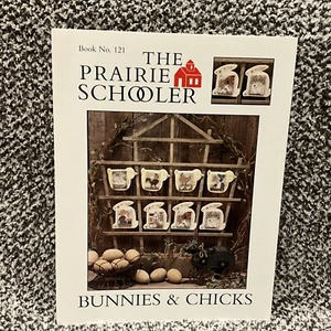 The Prairie Schooler - BUNNIES & CHICKS Book No. 121 original card stock Cross - Picture 1 of 5