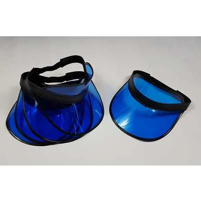 5x Schildmütze B-Ware Retro Poker Visor blau schwarz Cap Schirm Mütze 80er Rave - Bild 1 von 4