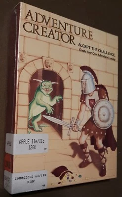 Adventure Creator by Spinnaker  Apple IIe 128k, IIc, IIgs, C64 Commodore 64/128 - Image 1 of 2