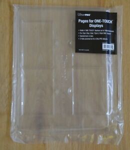 Ultra Pro 4-Pocket Pages for One Touch Magnetic Holder (23pt - 100pt) NEW & ORIGINAL PACKAGING