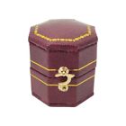 Equal Octagon Organizer Pu Leather Travel Jewelry Box For Storage