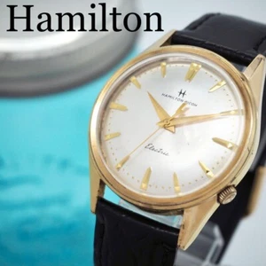 Hamilton Electric Watch Men’s Vintage Rare E100 From Japan used good condition - Picture 1 of 10