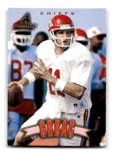 1997 Pinnacle #14 Elvis Grbac Kansas City Chiefs Football Card - Picture 1 of 4