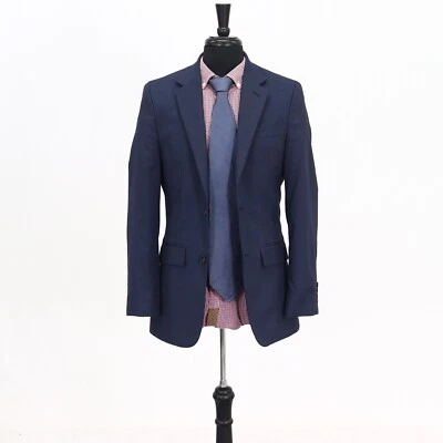 Abrigo Blazer Chaqueta APT 9 36R Azul Deportivo Sólido 2B Poliéster Foto 1 de 4