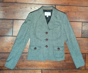 Banana Republic Women's 3-Button Wool Blend Blazer Size 0 - Picture 1 of 21