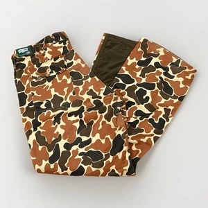 Vintage Saftback Duck Camo Canvas Field Pants 39x31 Tech Fronts - Picture 1 of 16