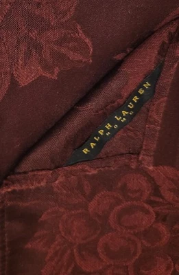 Ralph Lauren Home 10 Napkins Oblong Tablecloth 56 x 114 Bountiful Wine Pattern - Image 1 of 4