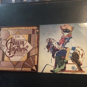 The Allman Brothers Band Reach For The Sky And Enlightened Rogues Lot Of 2 Vinyl - Picture 1 of 12